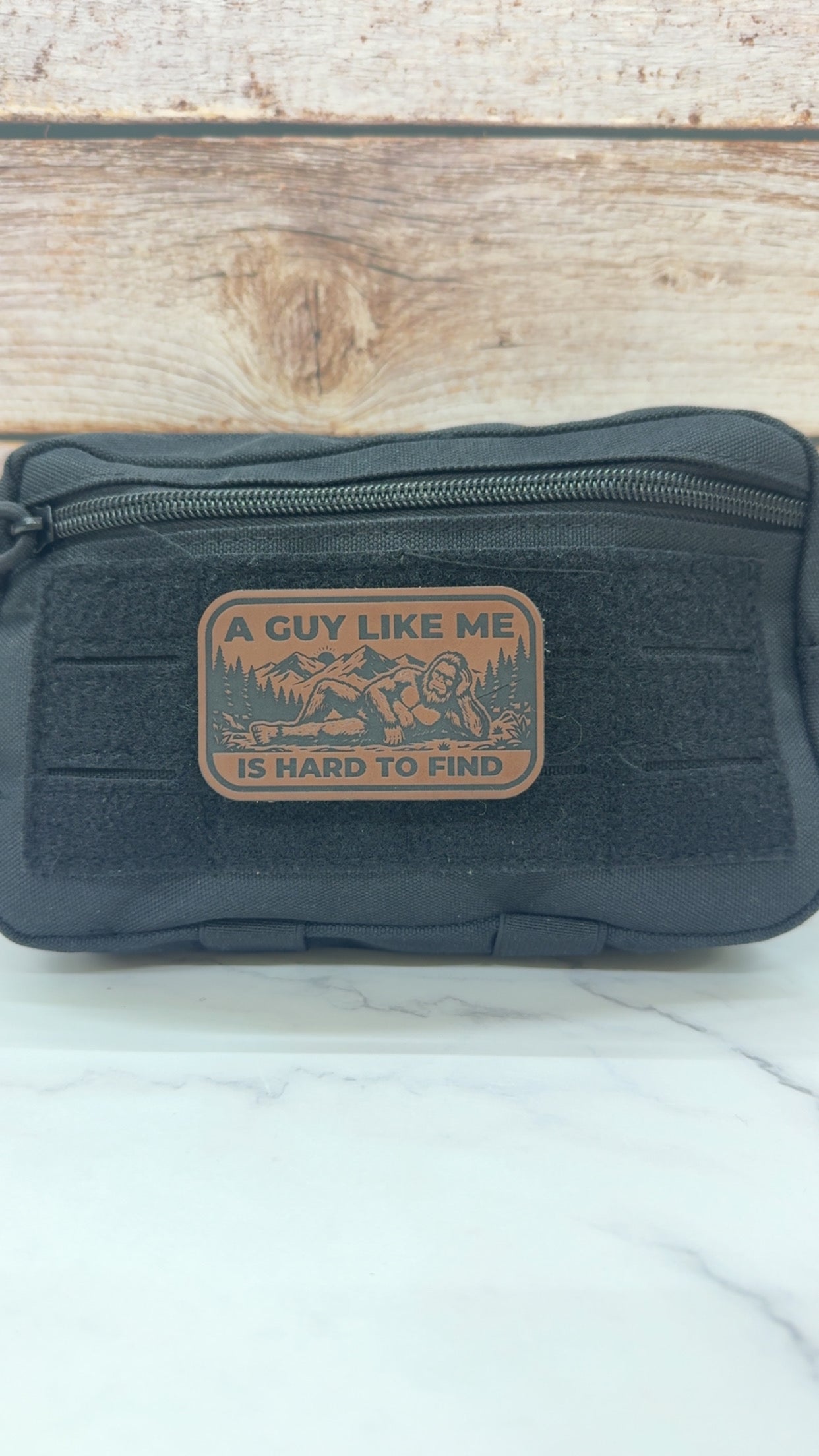 Guy Like Me is Hard to Find (Option 2) Funny Morale Patch | Made in USA | VELCRO® Brand Hook Backing