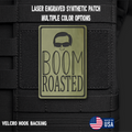 Boom Roasted Morale Patch | Made in USA | VELCRO® Brand Hook Backing
