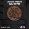 Fuck the Auditor Funny Morale Patch | Made in USA | VELCRO® Brand Hook Backing