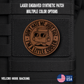 Don't Hate Me - I'm A Little Cooler Funny Morale Patch | Made in USA | VELCRO® Brand Hook Backing