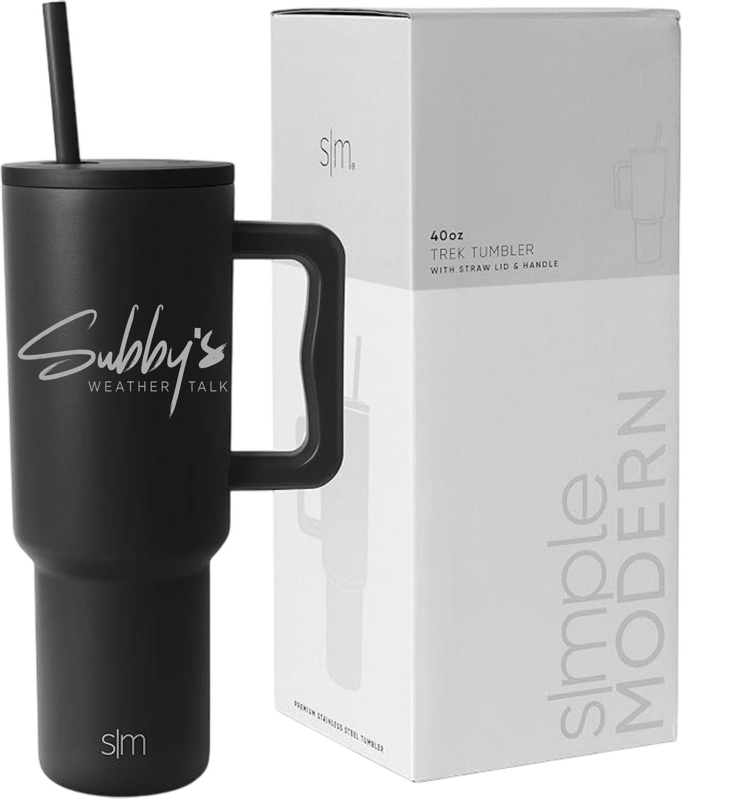 Subby's Weather Talk 40oz Simple Modern Trek Tumbler