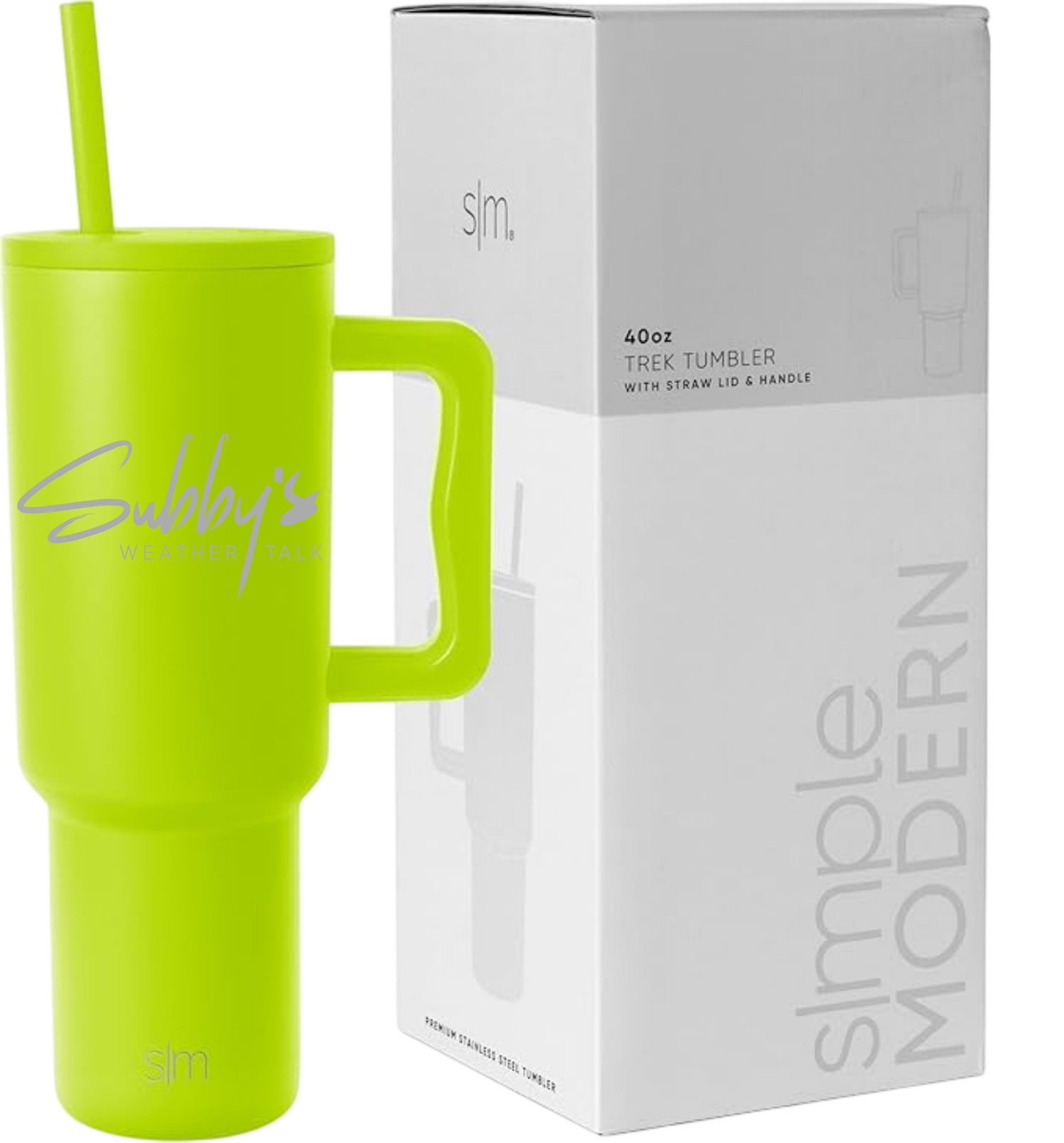 Subby's Weather Talk 40oz Simple Modern Trek Tumbler