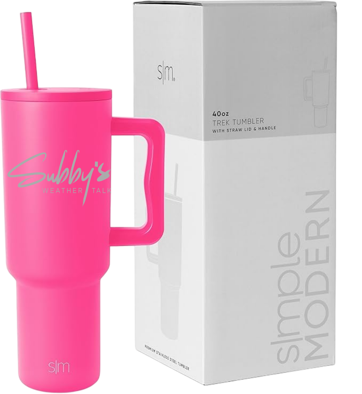 Subby's Weather Talk 40oz Simple Modern Trek Tumbler