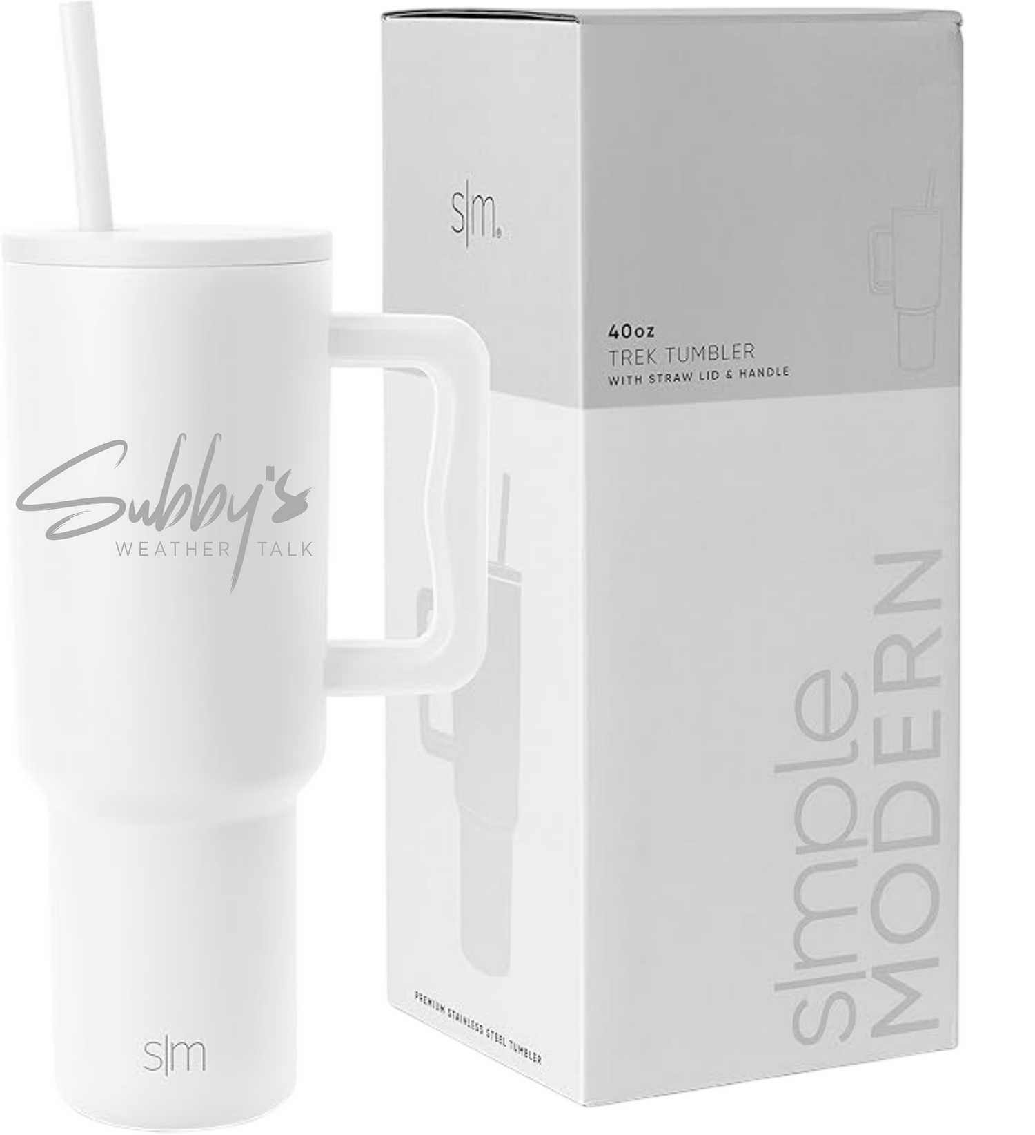 Subby's Weather Talk 40oz Simple Modern Trek Tumbler